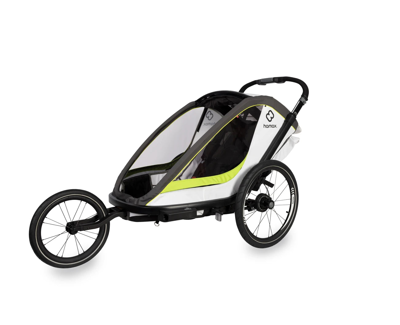 HAMAX BREEZE TWO SEATER CHILD BIKE TRAILER