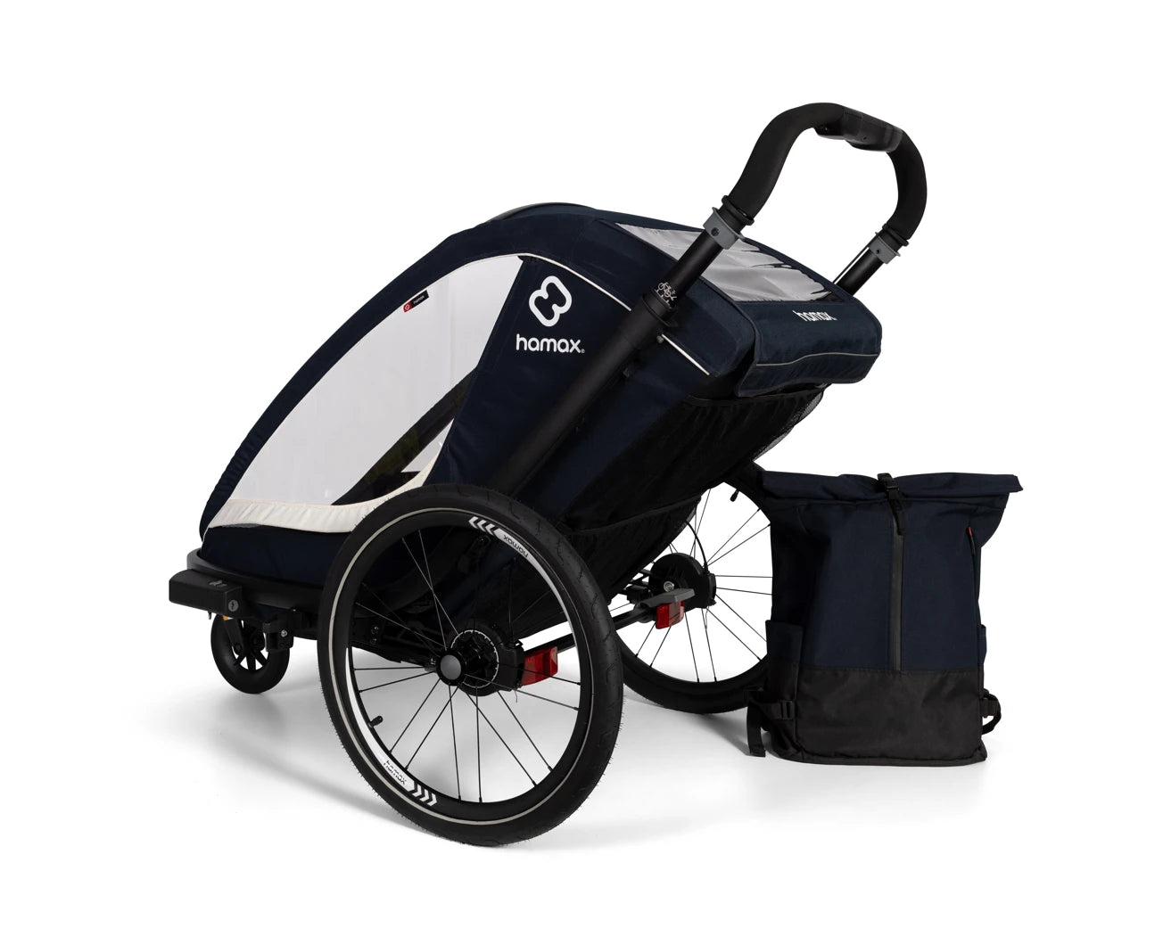 HAMAX BREEZE TWO SEATER CHILD BIKE TRAILER