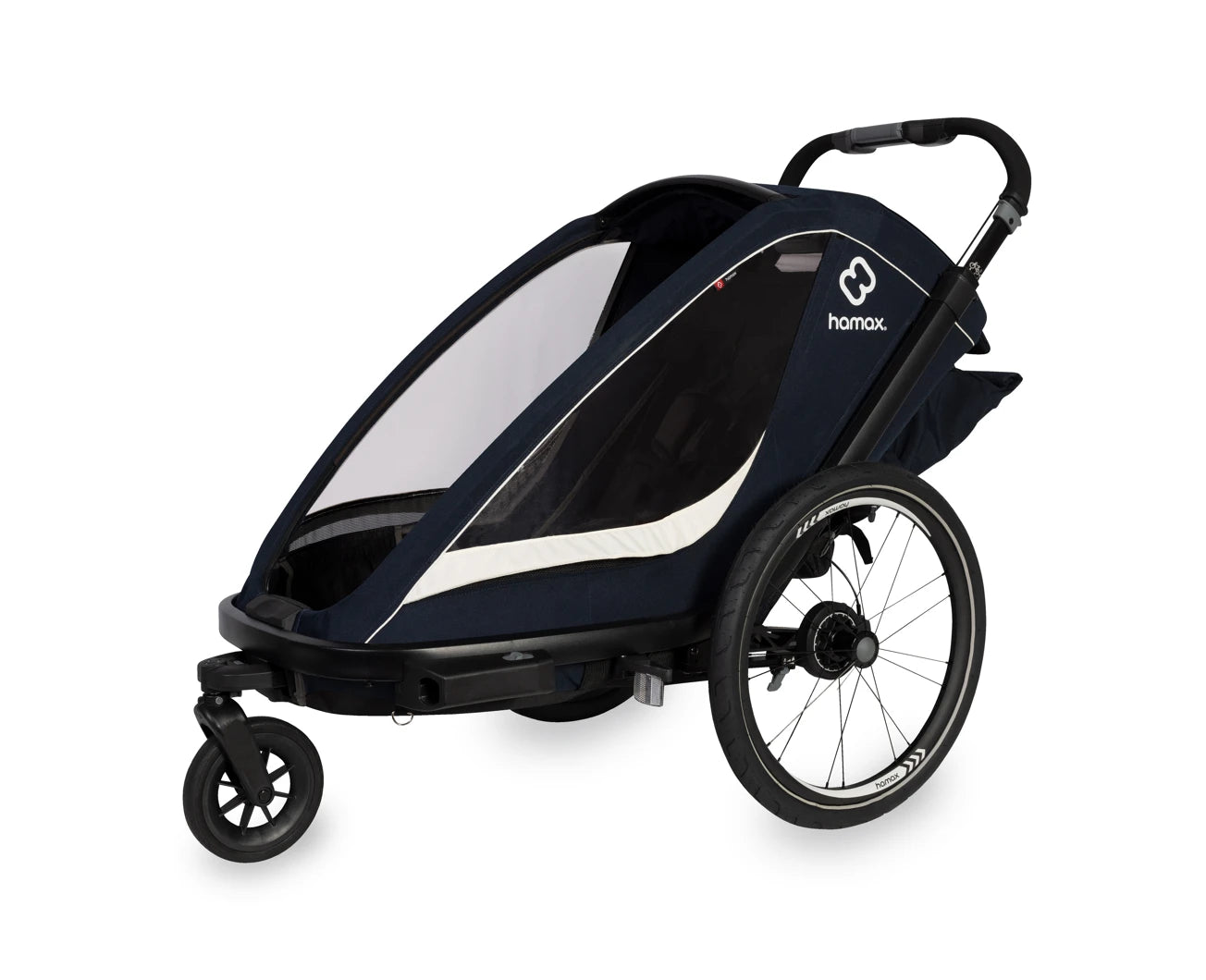 HAMAX BREEZE SINGLE SEAT CHILD BIKE TRAILER