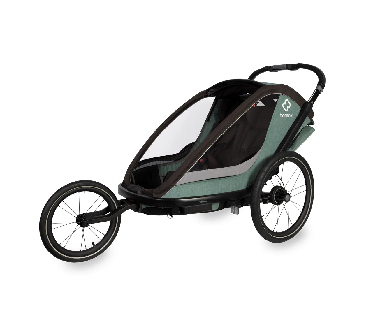 HAMAX COCOON TWO SEATER CHILD BIKE TRAILER