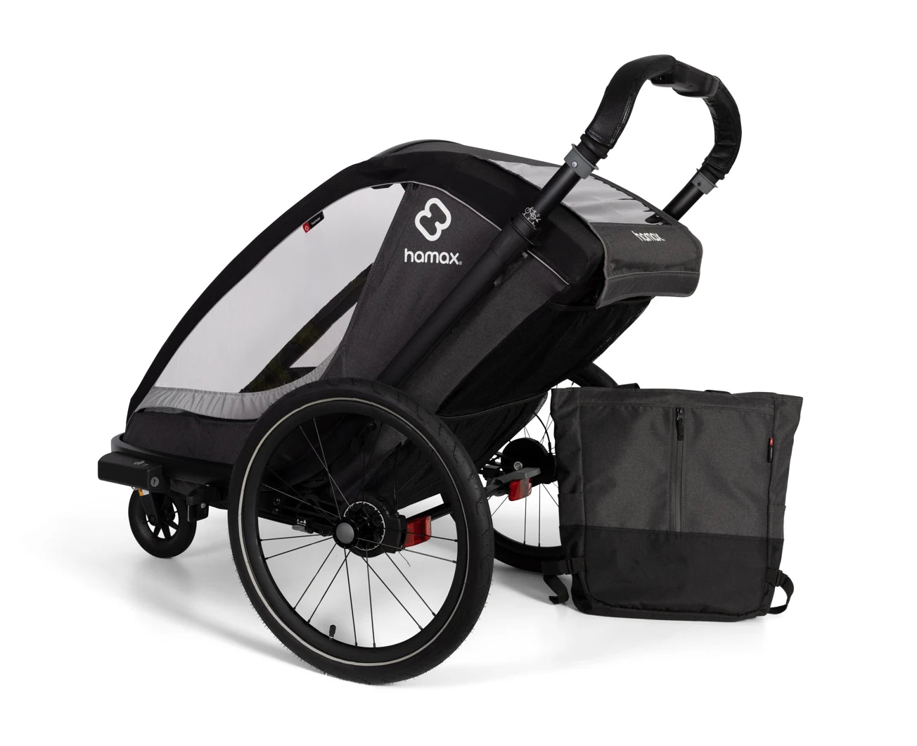 HAMAX COCOON TWO SEATER CHILD BIKE TRAILER