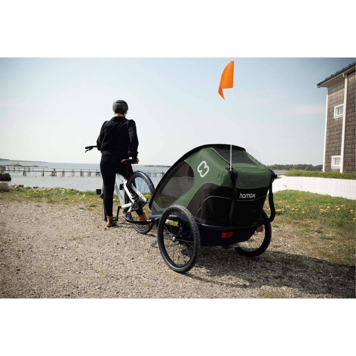 HAMAX OUTBACK TWIN CHILD BIKE TRAILER