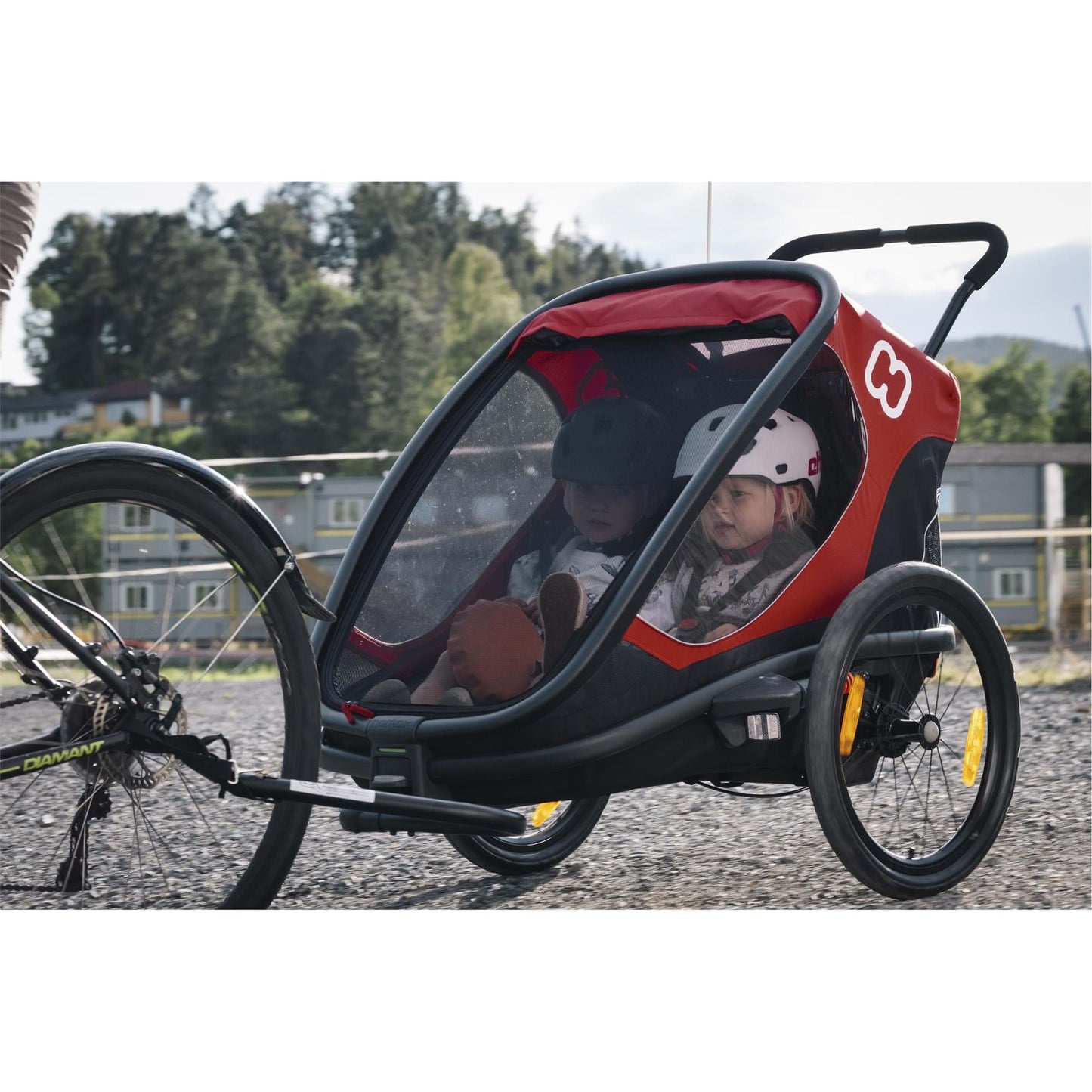 HAMAX OUTBACK TWIN CHILD BIKE TRAILER