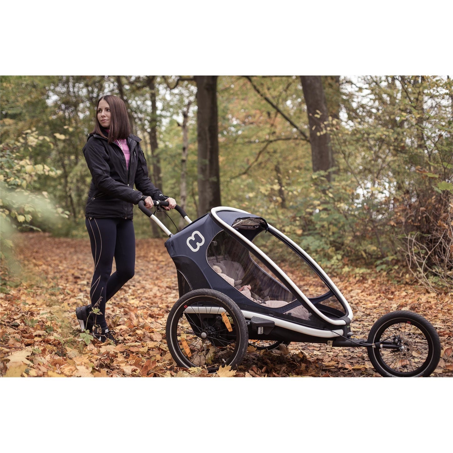 HAMAX OUTBACK TWIN CHILD BIKE TRAILER