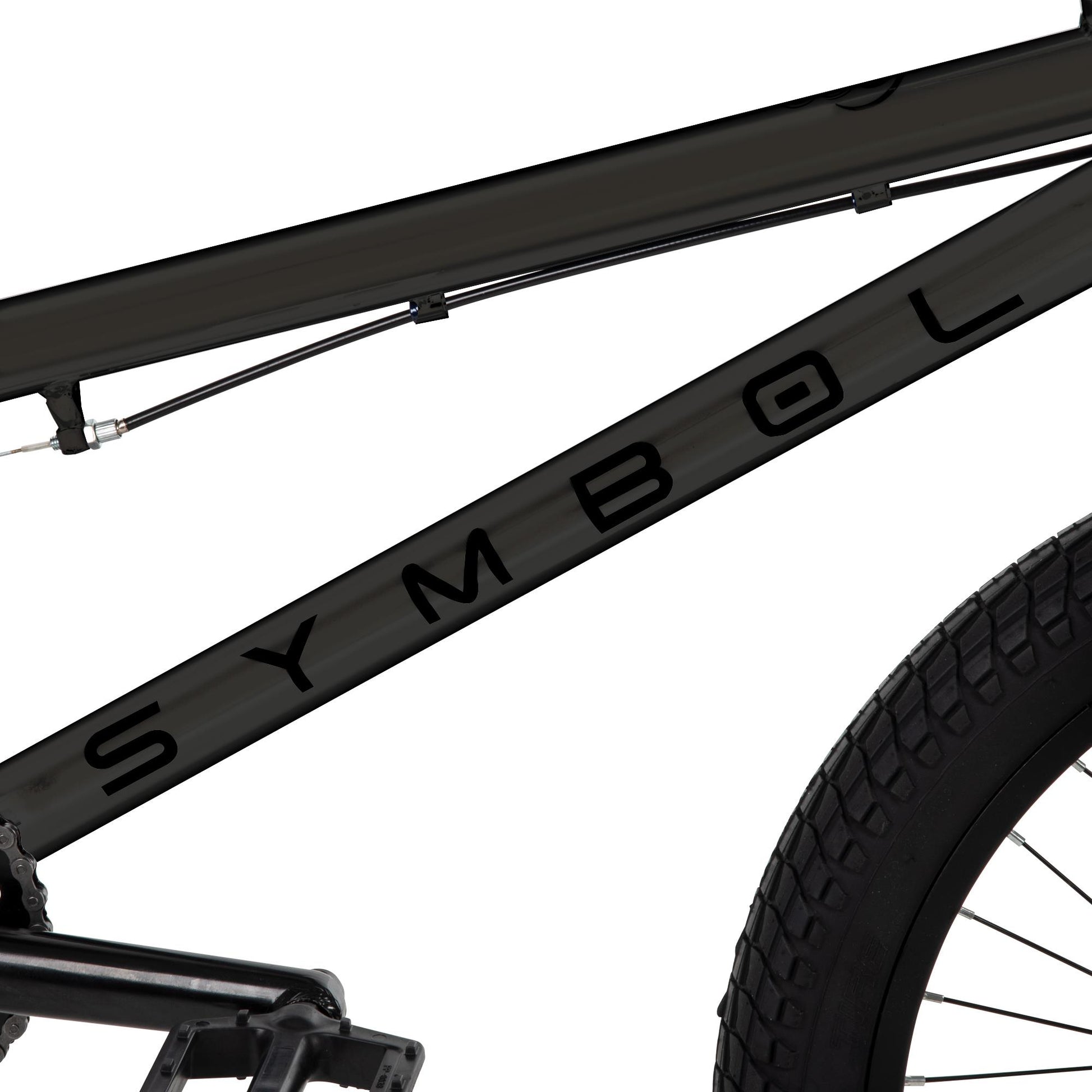HUFFY SYMBOL FREESTYLE 20" BMX BIKE CHARCOAL SILVER