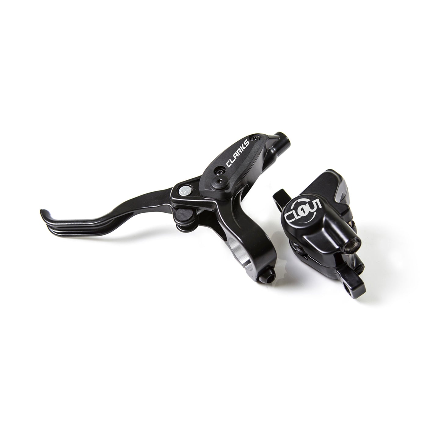CLARKS CLOUT TWO PISTON HYDRAULIC BRAKE REAR R160 - IS MOUNT: BLACK