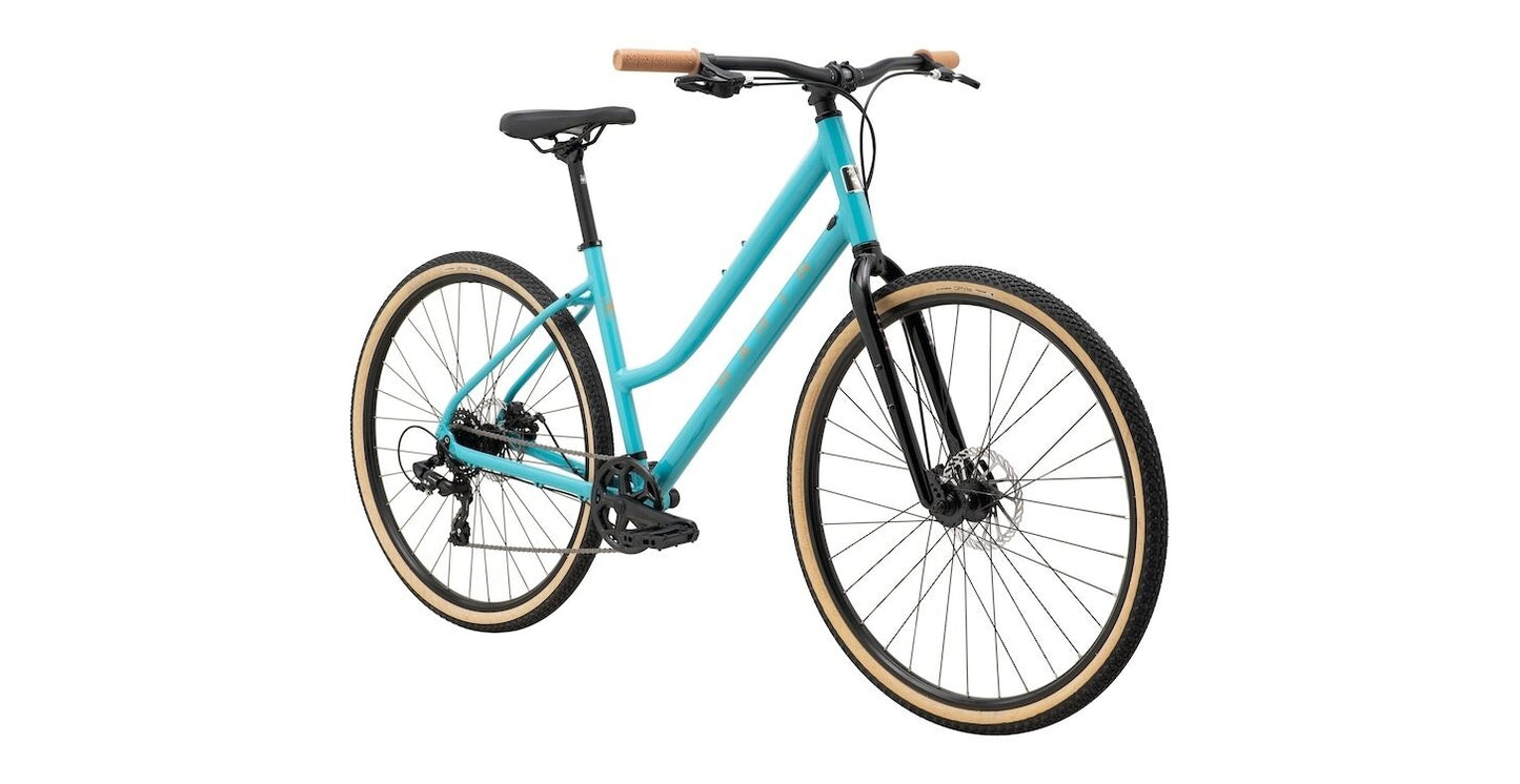 MARIN KENTFIELD 1 ST HYBRID BIKE 2025 GLOSS LIGHT BLUE/BLACK