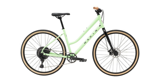 MARIN KENTFIELD 2 ST HYBRID BIKE 2025 GLOSS LIGHT GREEN/BLACK