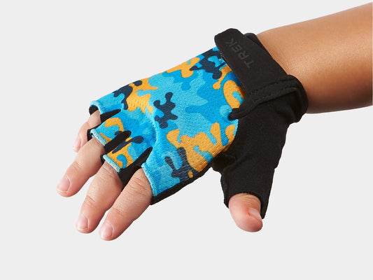 TREK KIDS' UNISEX BIKE GLOVE - BLUE