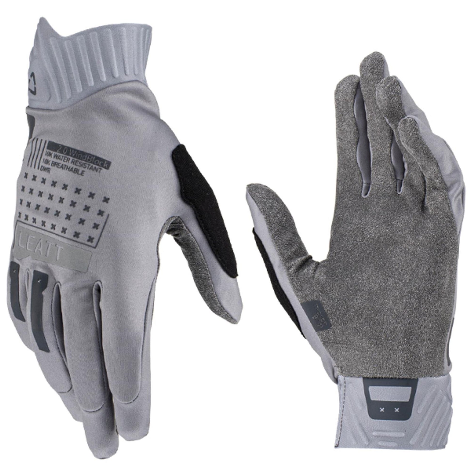 LEATT MTB 2.0 WINDBLOCK GLOVES TITANIUM