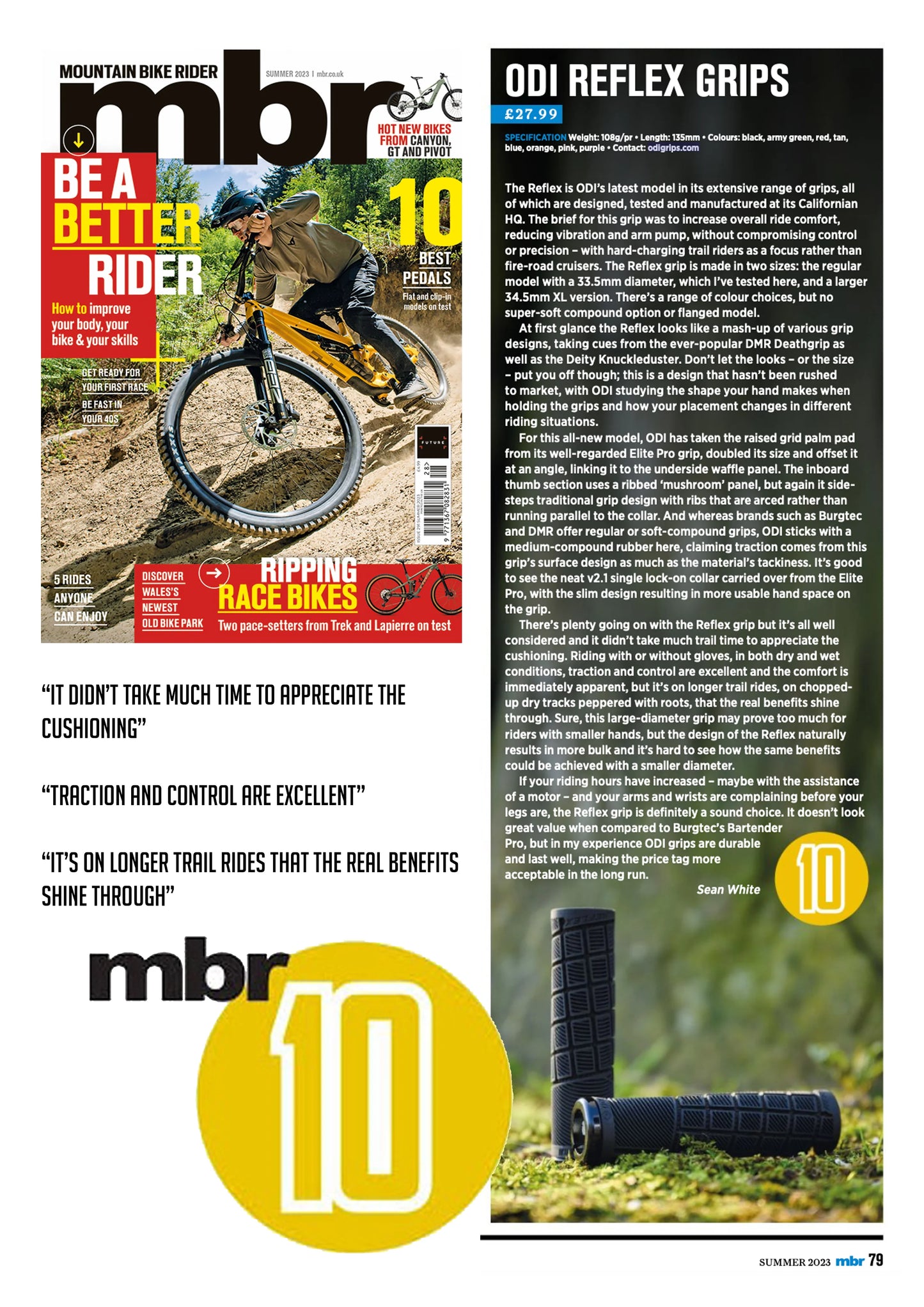 ODI REFLEX XL LOCK-ON GRIPS