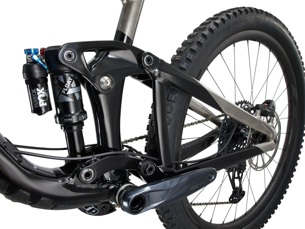 GIANT TRANCE X 1 FULL SUSPENSION MTB BIKE BLACK/SMOKE METAL/CHROME