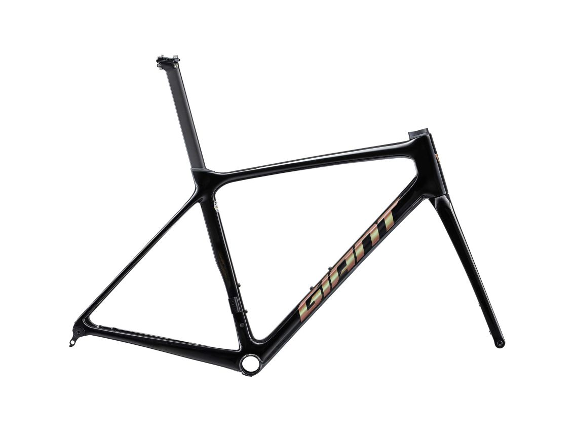GIANT TCR ADVANCED PRO DISC FRAMESET 2024 GLOSS CARBON SMOKE/MESSIER