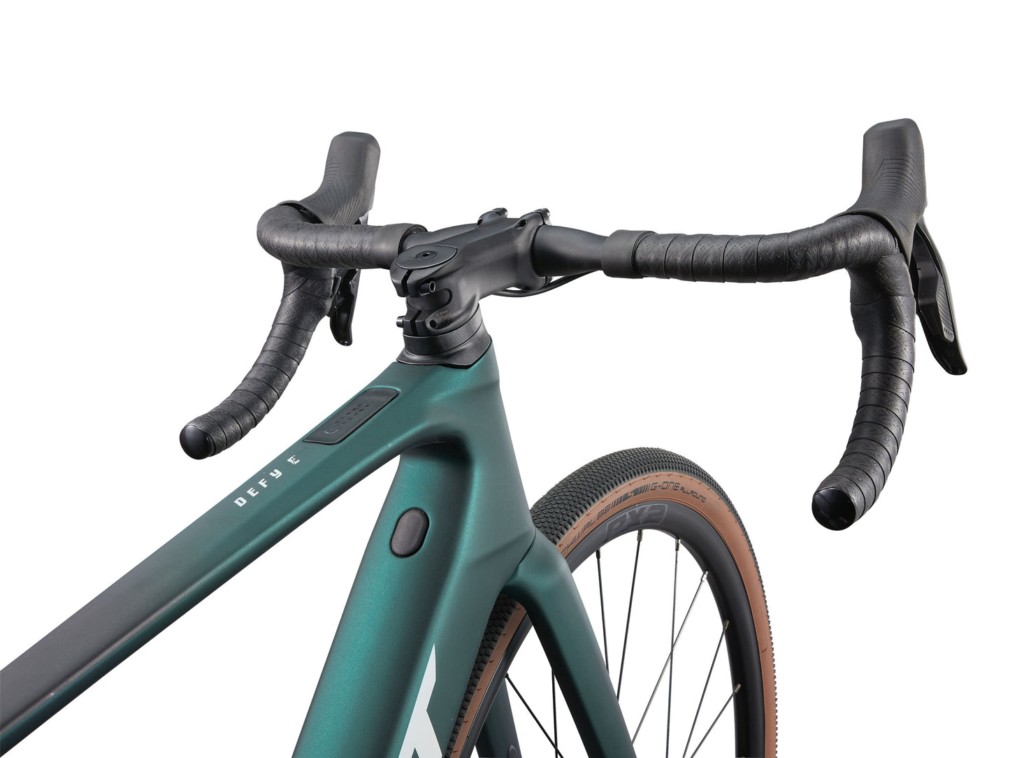 GIANT DEFY ADVANCED E+ ELITE AR ROAD eBIKE 2025 MATTE KELP FOREST/BLACK
