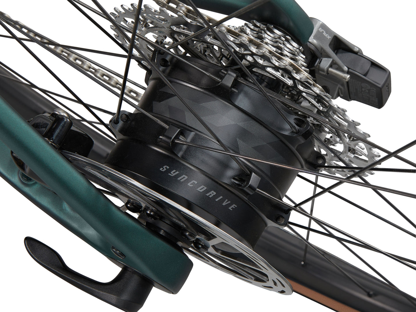 GIANT DEFY ADVANCED E+ ELITE AR ROAD eBIKE 2025 MATTE KELP FOREST/BLACK