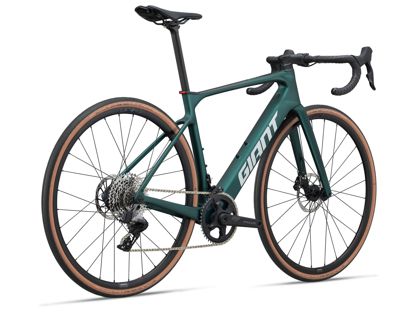 GIANT DEFY ADVANCED E+ ELITE AR ROAD eBIKE 2025 MATTE KELP FOREST/BLACK