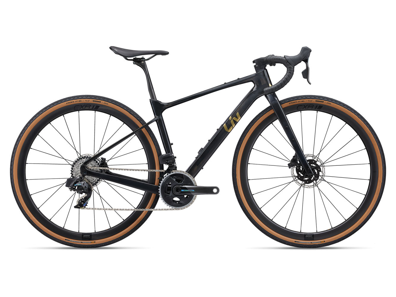 GIANT LIV DEVOTE ADVANCED PRO GRAVEL BIKE 2024 CARBON/GOLD CHROME