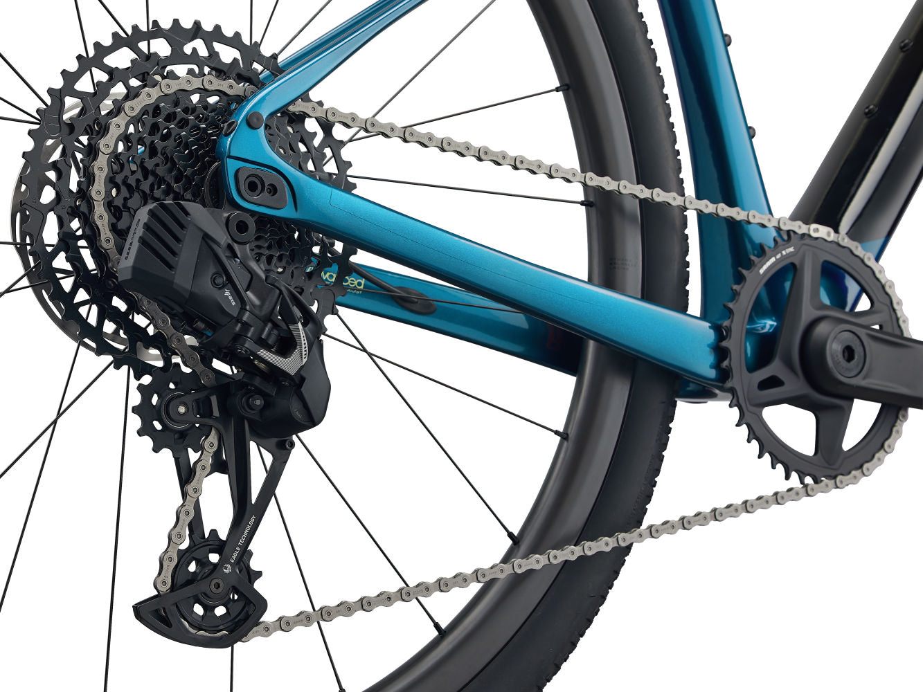 GIANT REVOLT X ADVANCED PRO 2 GRAVEL BIKE 2024 GLOSS BLACK/SEA SPARKLE