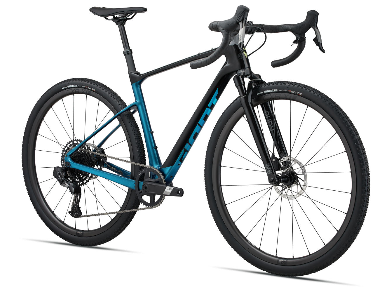 GIANT REVOLT X ADVANCED PRO 2 GRAVEL BIKE 2024 - GLOSS BLACK/SEA SPARKLE