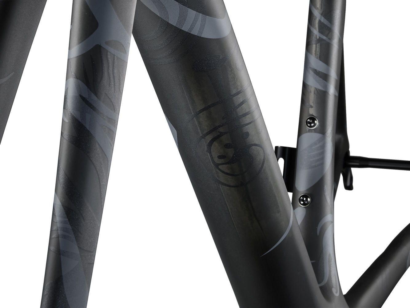 GIANT TCR ADVANCED SL DISC FRAMESET 2024 - MATTE RAW CARBON INCISED BLACK