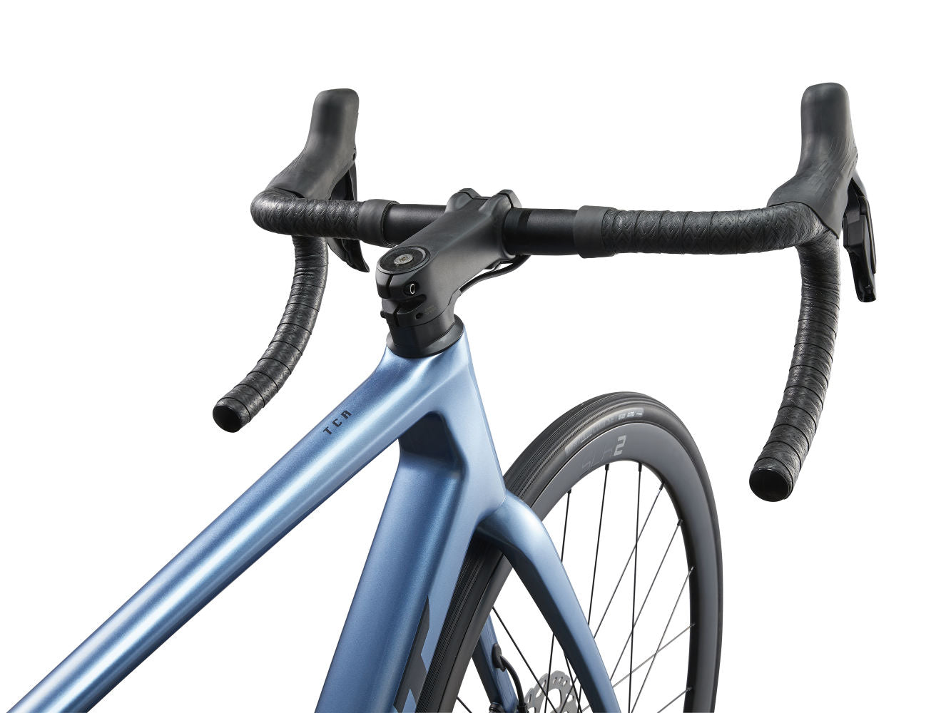 GIANT TCR ADVANCED 0 Di2 ROAD BIKE 2025 GLOSS FROST SILVER/COLD IRON