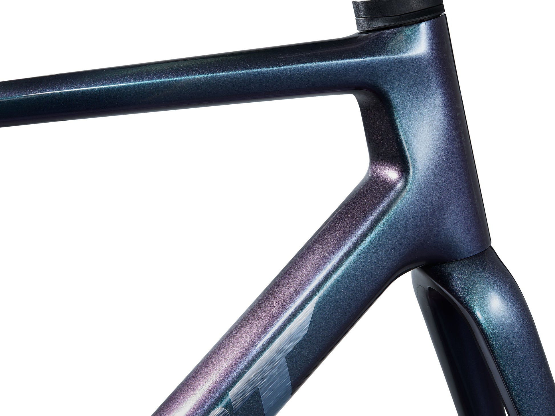 GIANT TCR ADVANCED PRO FRAMESET 2025 GLOSS BLUE DRAGONFLY/BRUSHED FOIL