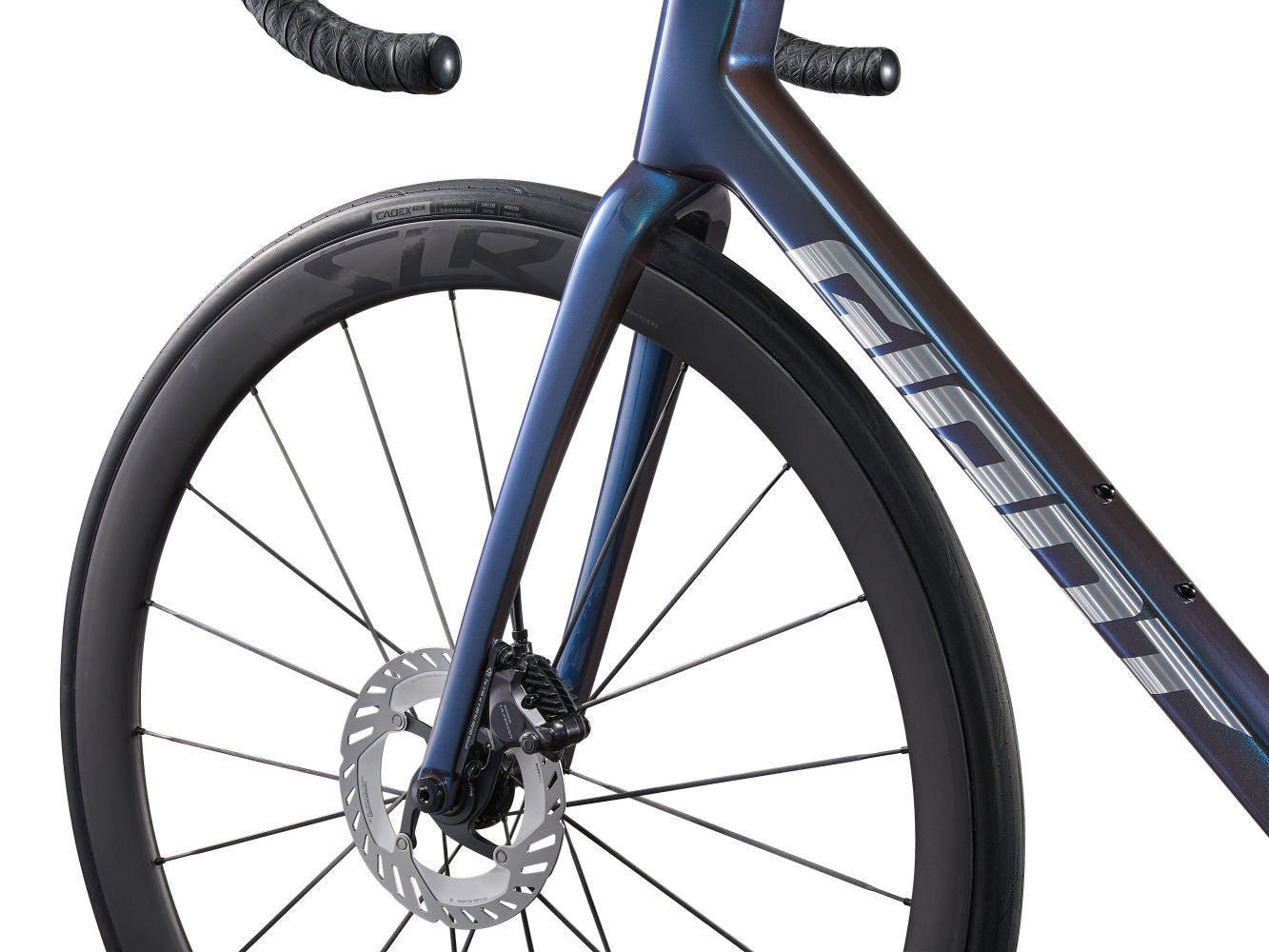 GIANT TCR ADVANCED PRO 0 Di2 ROAD BIKE 2025 GLOSS OCEAN TWILIGHT/LIGHTNING SILVER