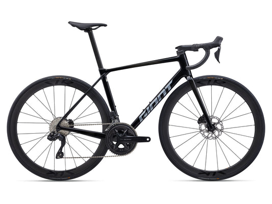 GIANT TCR ADVANCED PRO 1 Di2 ROAD BIKE 2025 GLOSS CARBON/POLISHED FOIL