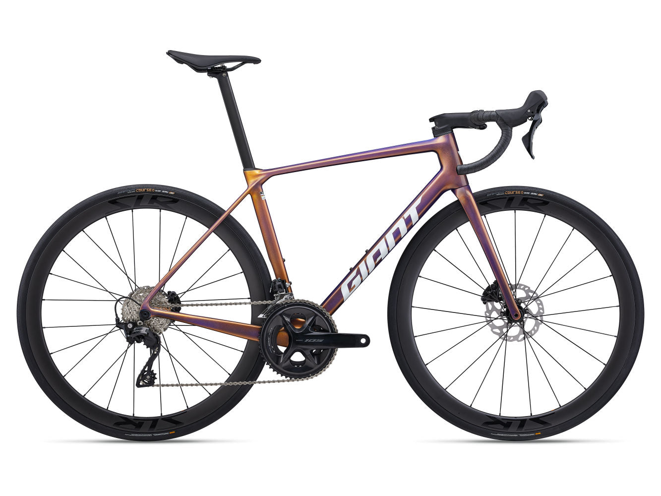 GIANT TCR ADVANCED PRO 2 ROAD BIKE 2025 GLOSS METEOR STORM/WHITE