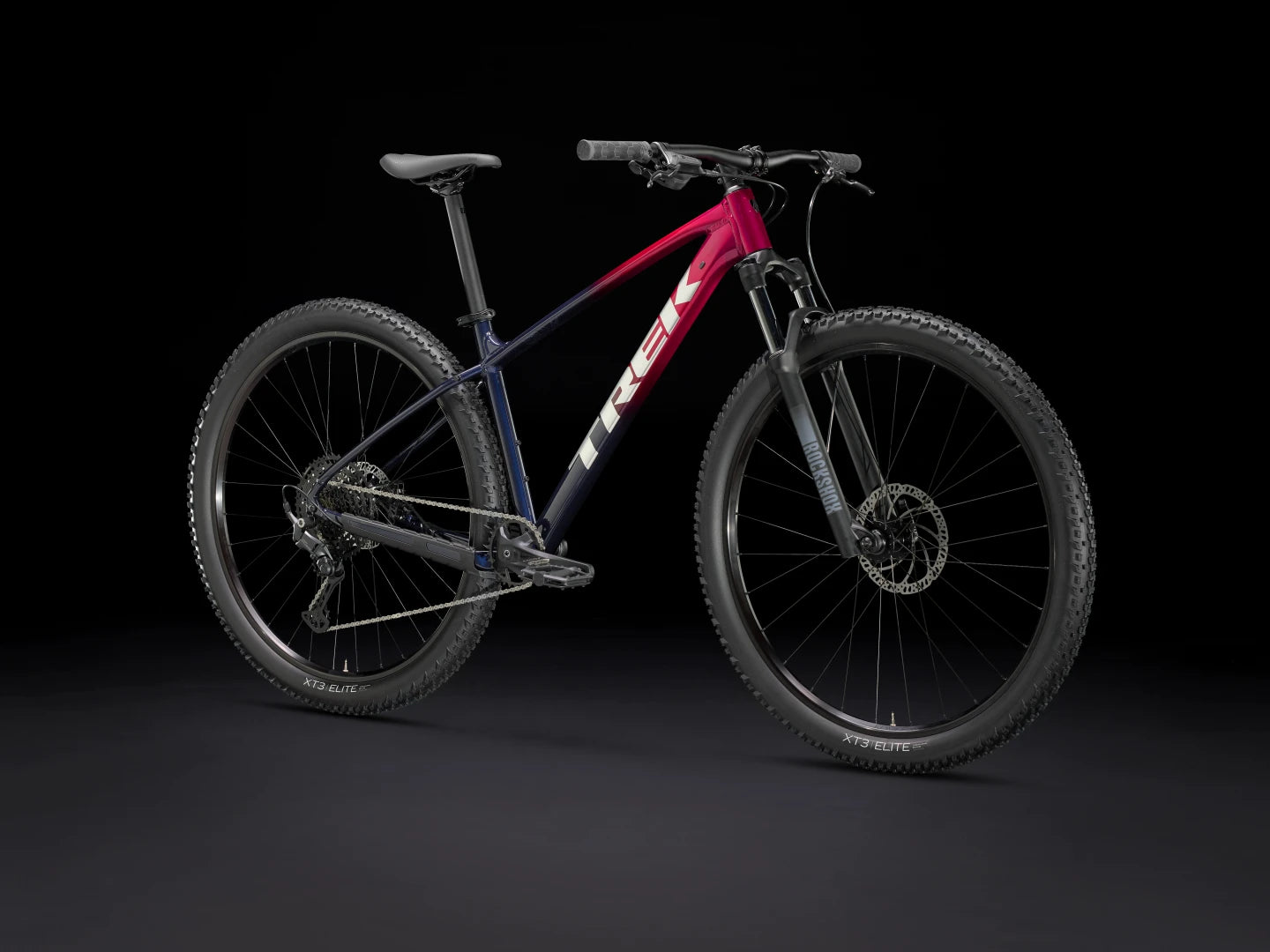 TREK MARLIN 6 GEN 3 MTB BIKE 2025 RAGE RED TO DEEP DARK BLUE FADE