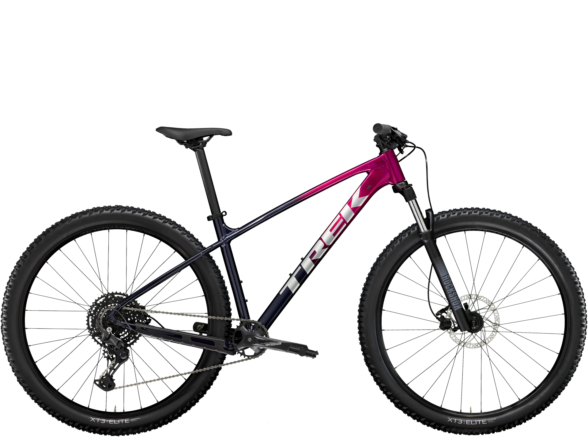 TREK MARLIN 6 GEN 3 MTB BIKE 2025 RAGE RED TO DEEP DARK BLUE FADE