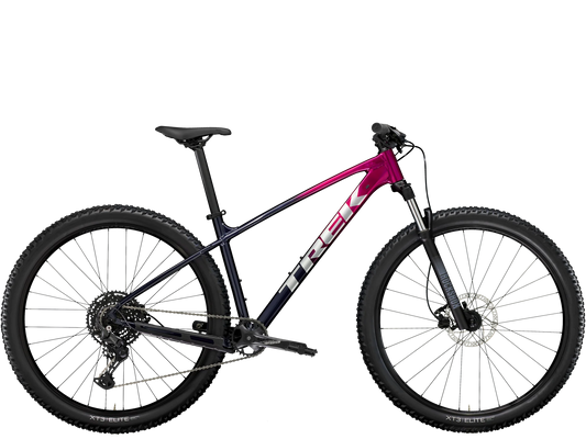TREK MARLIN 6 GEN 3 MTB BIKE 2025 RAGE RED TO DEEP DARK BLUE FADE