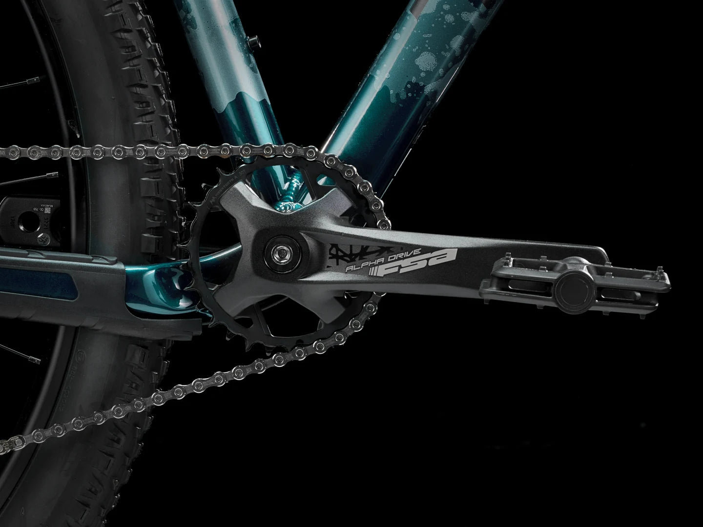 TREK MARLIN 6 GEN 3 MTB BIKE 2025 MIAMI GREEN TO DARK AQUATIC FADE