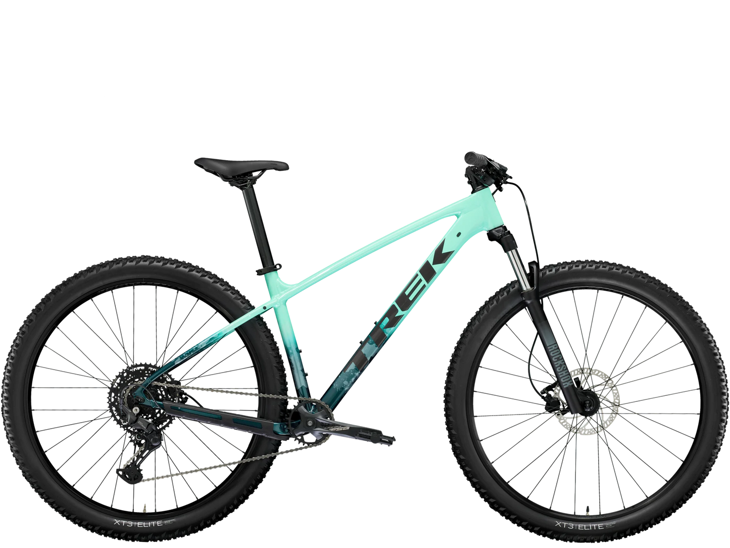 TREK MARLIN 6 GEN 3 MTB BIKE 2025 MIAMI GREEN TO DARK AQUATIC FADE
