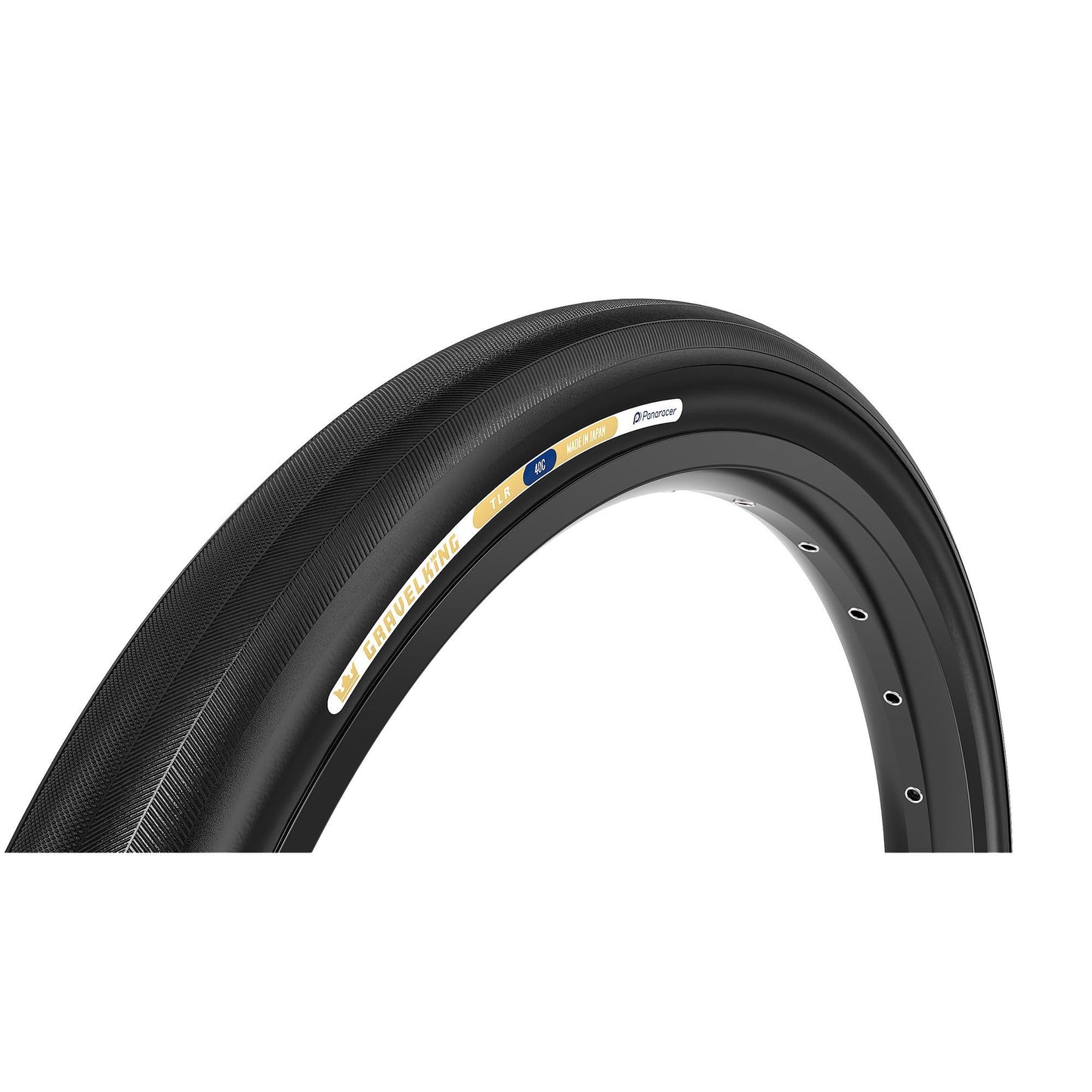 PANARACER GRAVELKING SLICK TLR GRAVEL TYRE BLACK/BLACK