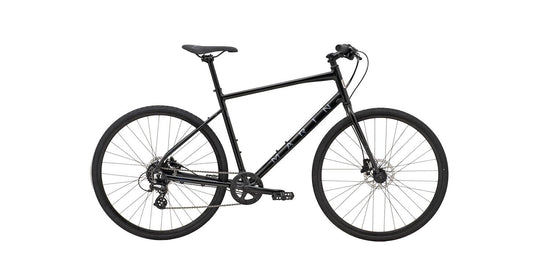 MARIN PRESIDIO 1 HYBRID BIKE 2025 GLOSS BLACK/GREY