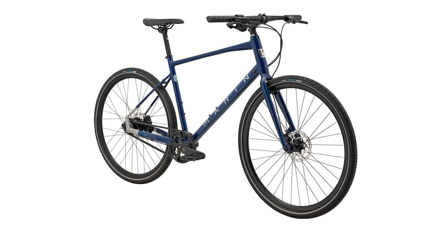 MARIN PRESIDIO 3 HYBRID BIKE 2025 GLOSS NAVY