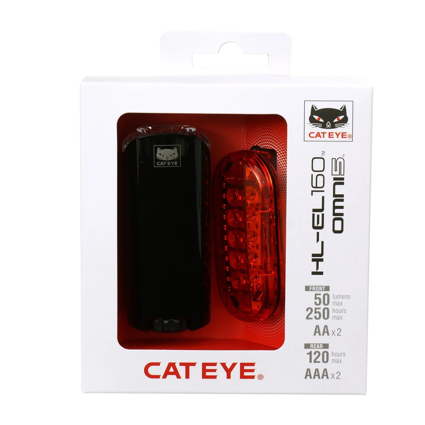 CATEYE EL-160 / OMNI 5 BIKE LIGHT SET