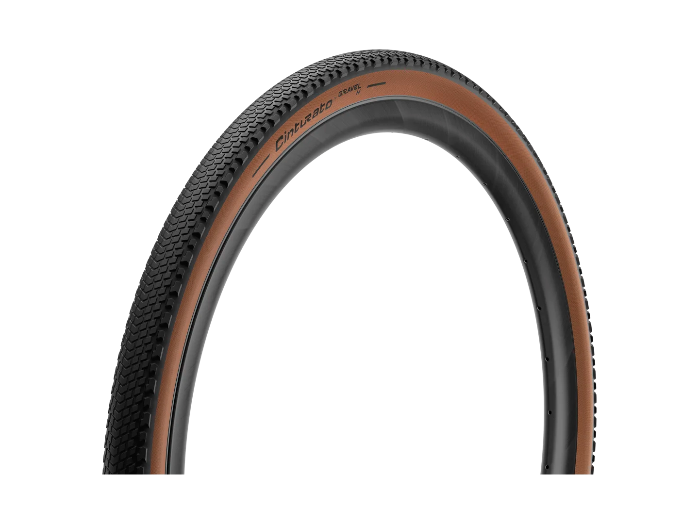 PIRELLI CINTURATO GRAVEL H TYRE - BLACK/BROWN