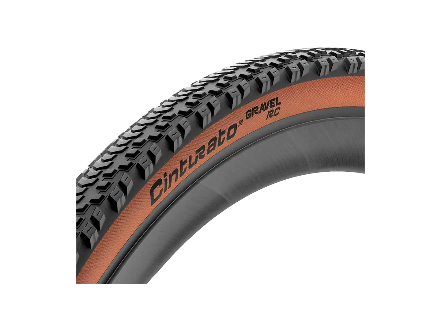 PIRELLI CINTURATO GRAVEL RC GRAVEL TYRE - BLACK/BROWN