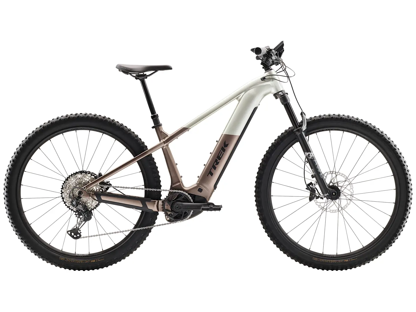 TREK POWERFLY+ 8 GEN 5 800Wh HARDTAIL eMTB BIKE 2026 SATIN LUNAR SILVER/BRONZE AGE