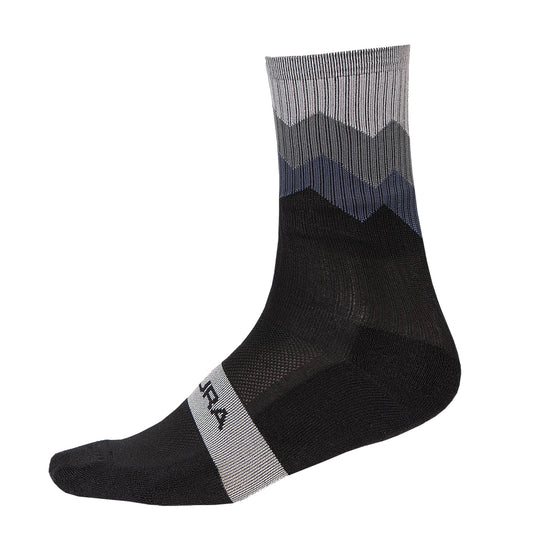 ENDURA JAGGED SOCK BLACK