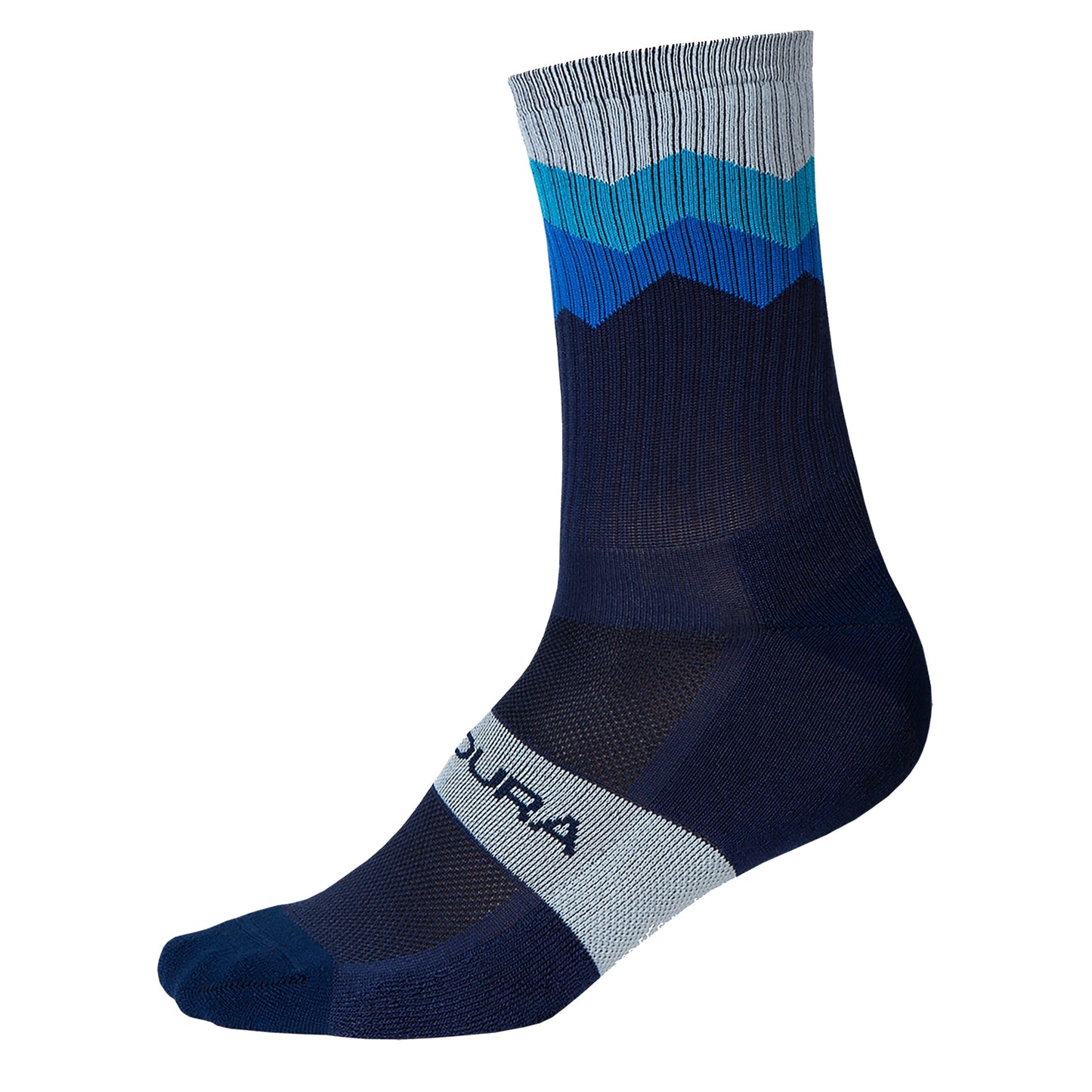 ENDURA JAGGED SOCK NAVY