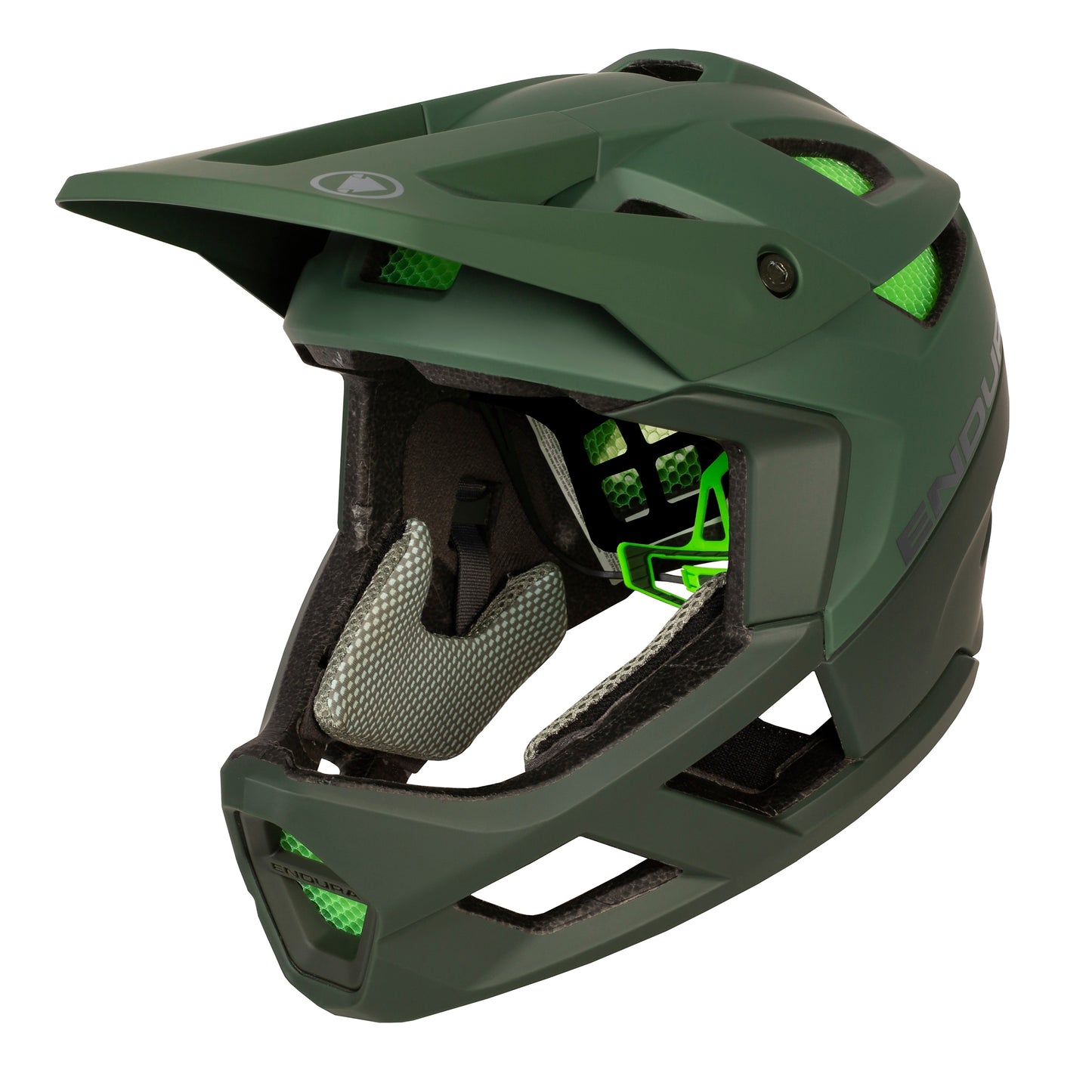 ENDURA MT500 FULL FACE MIPS HELMET FOREST GREEN
