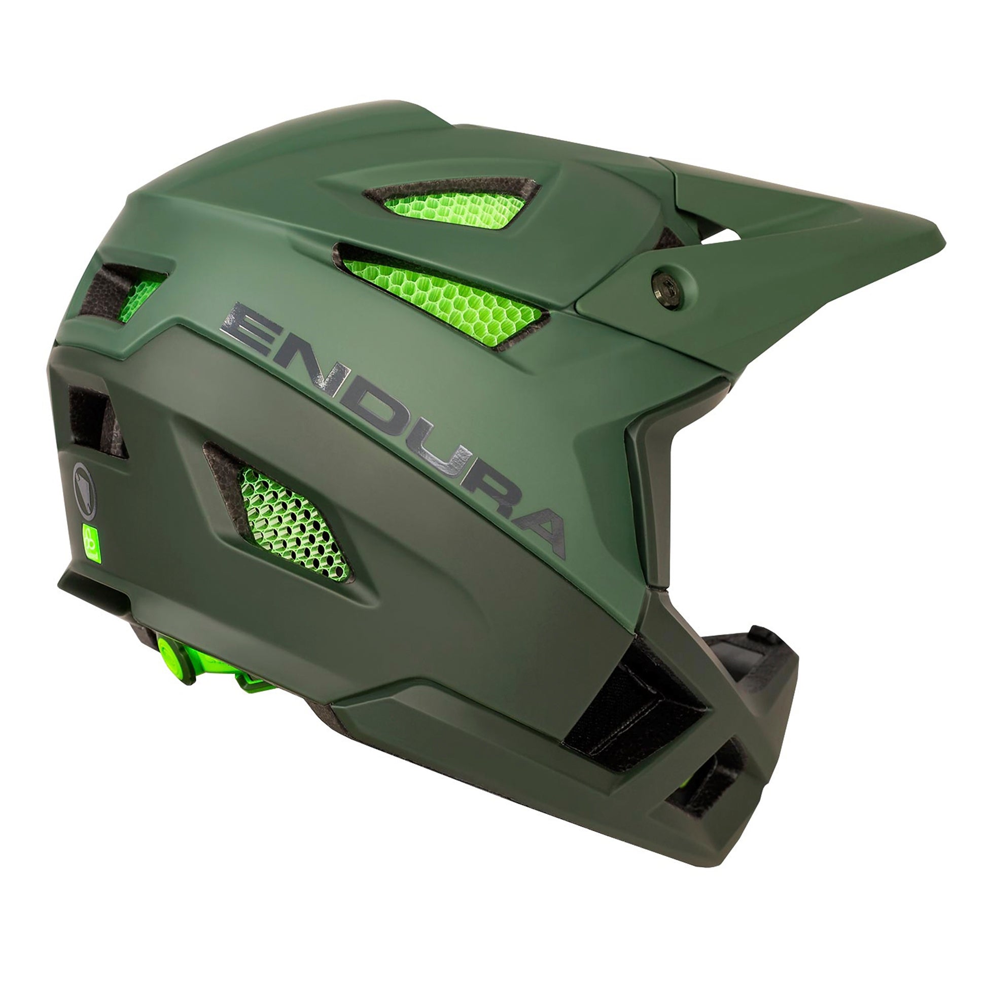 ENDURA MT500 FULL FACE MIPS HELMET FOREST GREEN