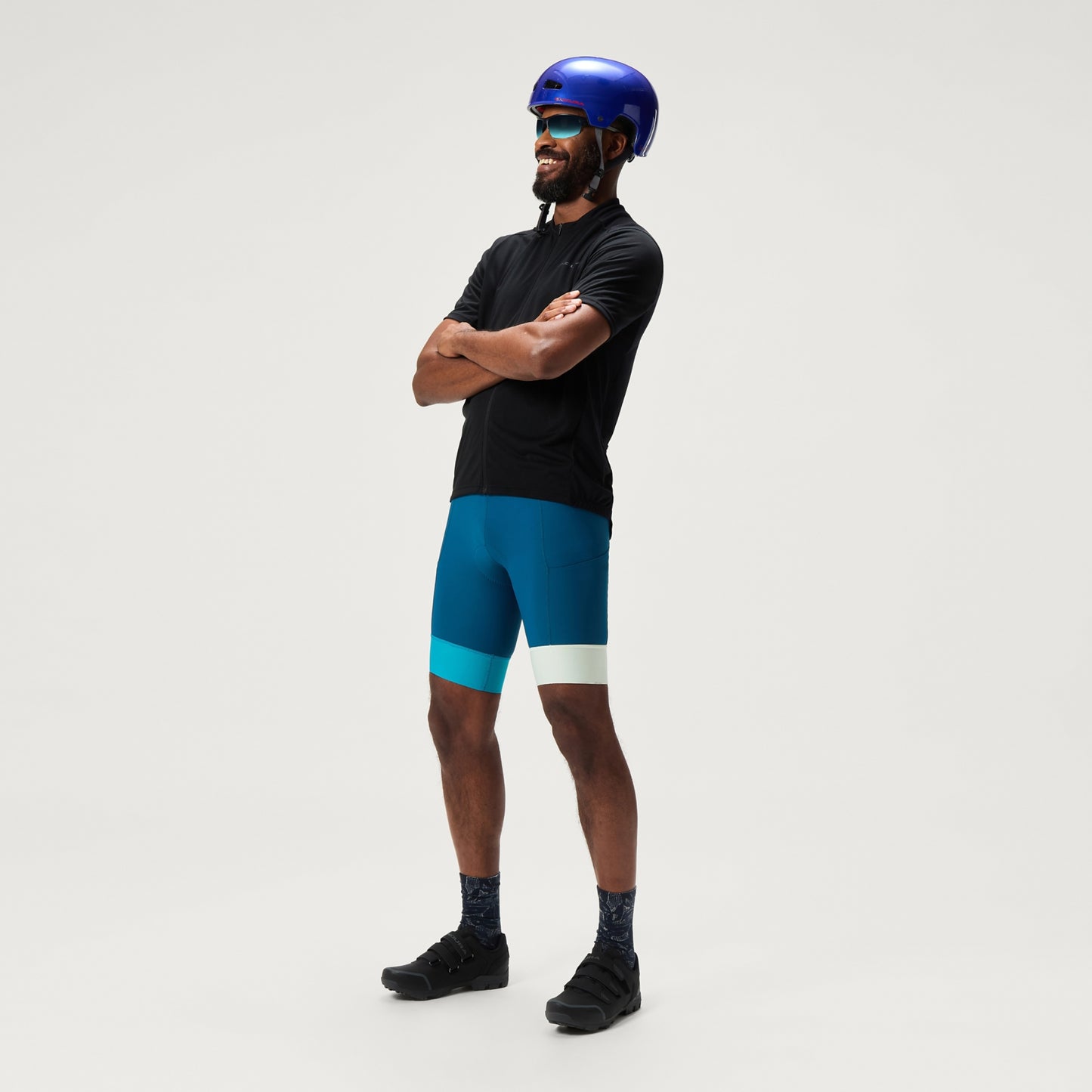 ENDURA LOOP BIBSHORT BARRA BLUE