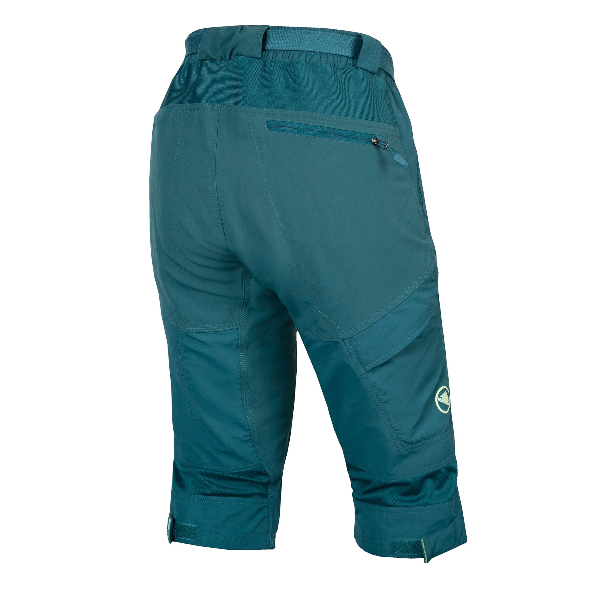 ENDURA WOMEN'S HUMMVEE ¾ SHORT WITH LINER DEEP TEAL