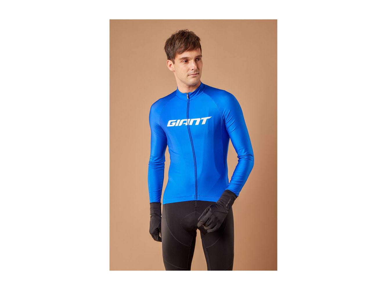 GIANT  RACE DAY LONG SLEEVE JERSEY - BLUE