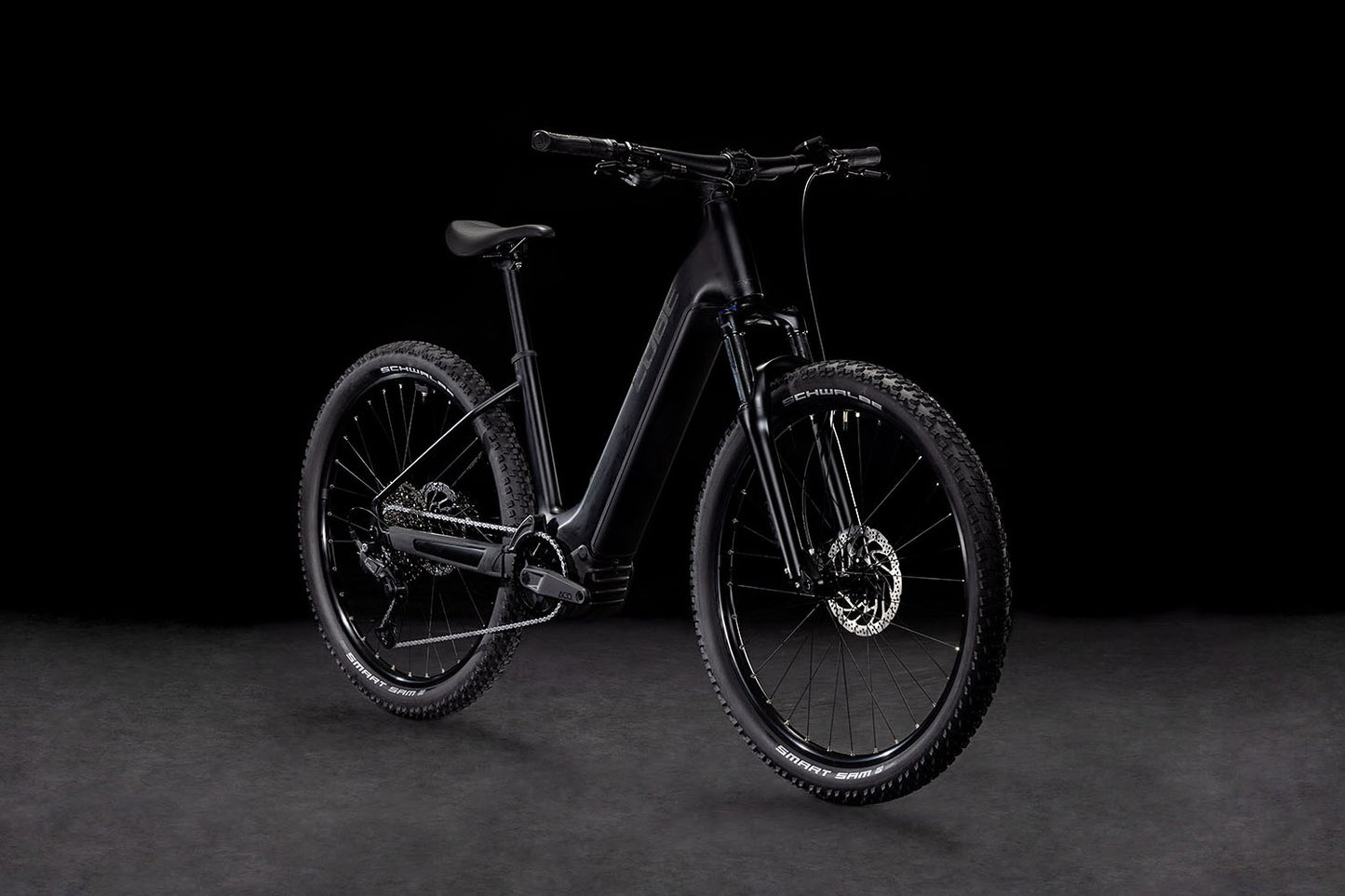 CUBE REACTION HYBRID ONE 600 EASY ENTRY eMTB BIKE 2025 BLACKLINE