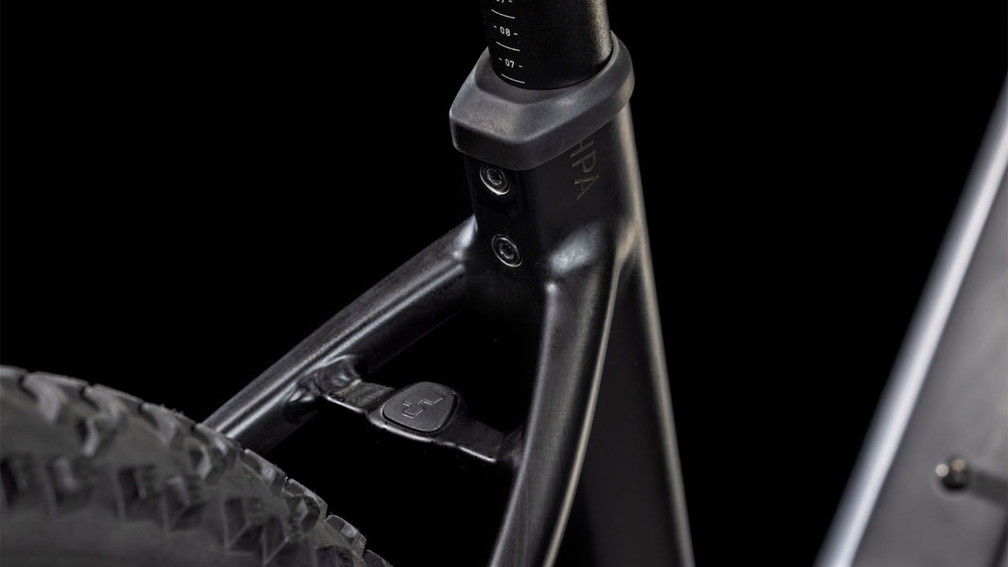 CUBE REACTION HYBRID ONE 600 EASY ENTRY eMTB BIKE 2025 BLACKLINE